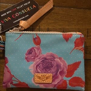 Consuela flower power coin purse